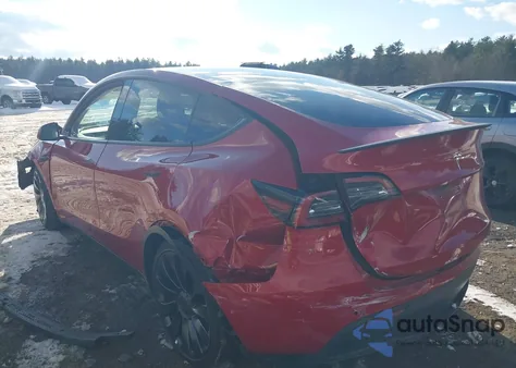 2022 Tesla Model Y Performance Dual Motor All-Wheel Drive из США, поврежденный, VIN 7SAYGDEF5NF377146